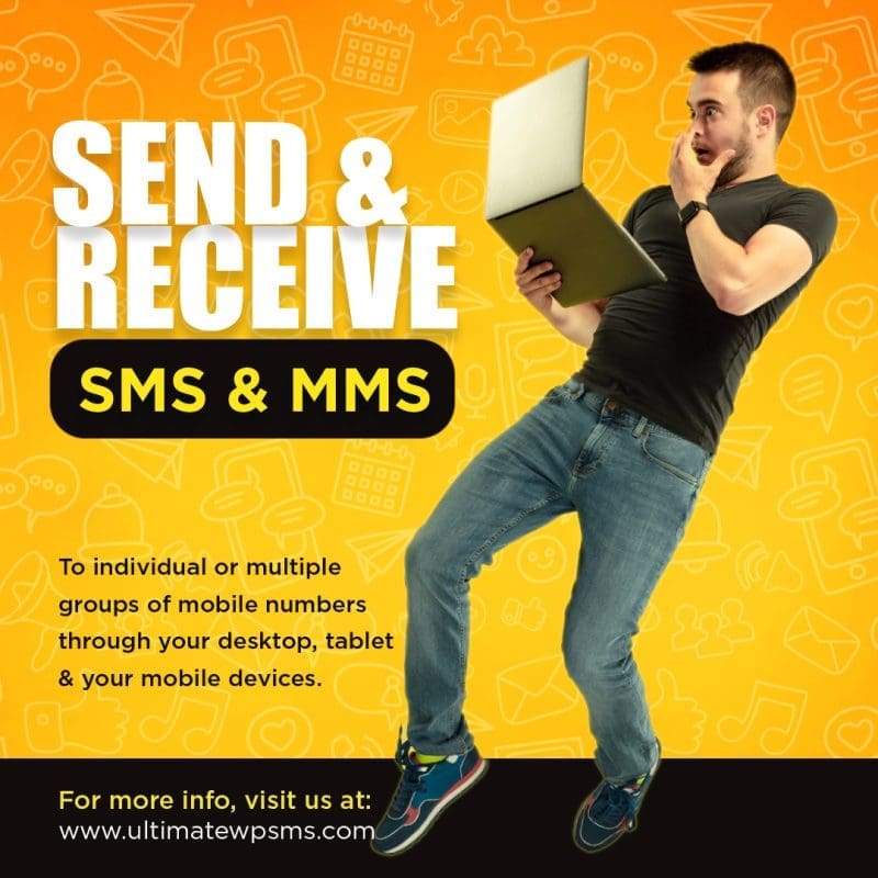 UWS Social Media Post send and receive sms