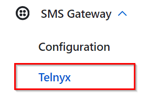 telnyx config