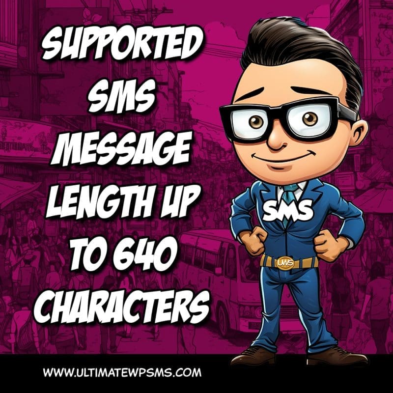 UWS Social Media Post supported sms message length